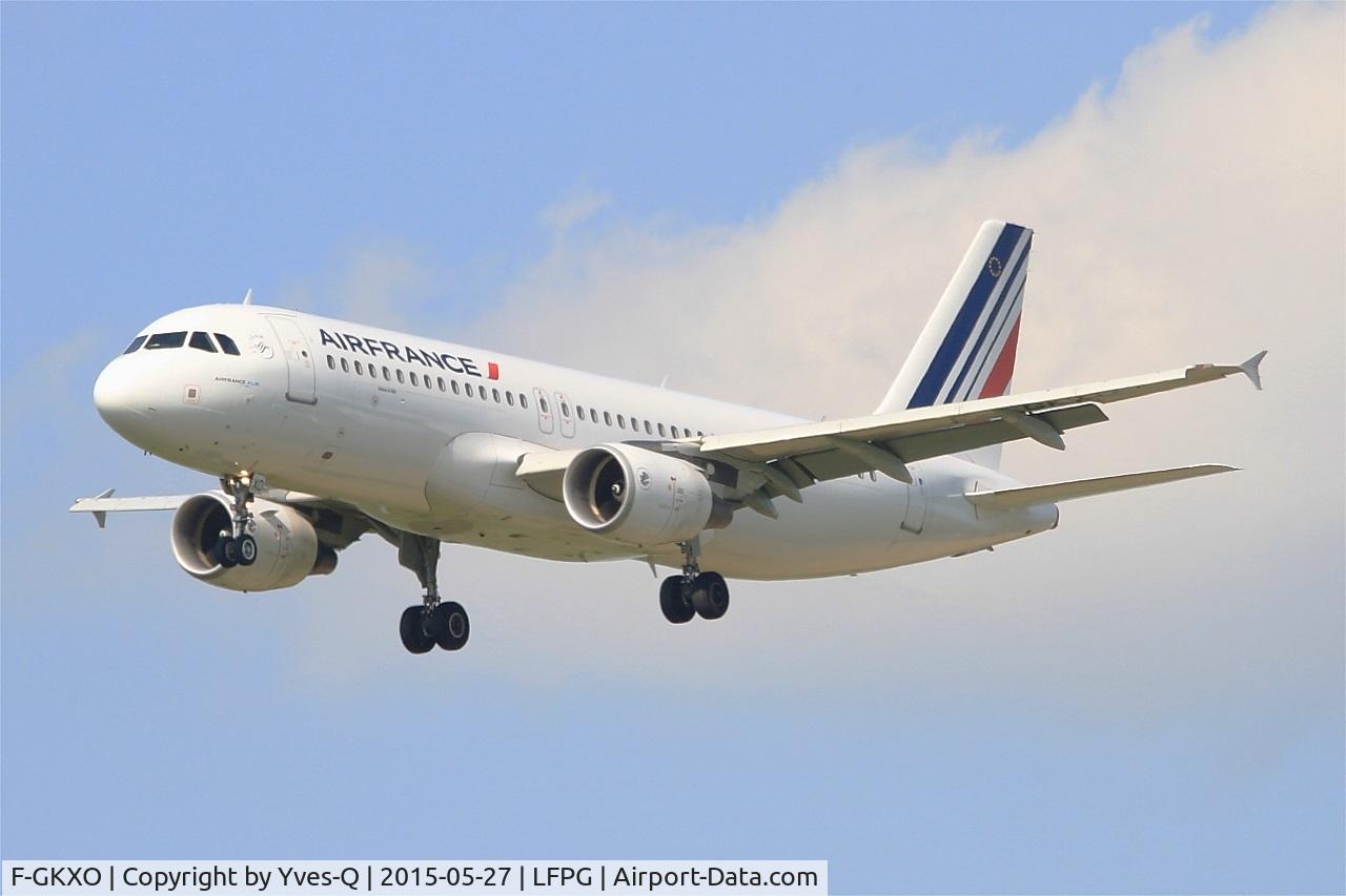 F-GKXO, 2008 Airbus A320-214 C/N 3420, Airbus A320-214, Short approach rwy 26L, Roissy Charles De Gaulle airport (LFPG-CDG)