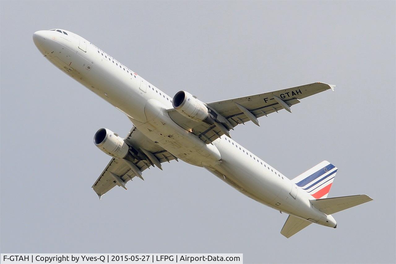 F-GTAH, 1999 Airbus A321-211 C/N 1133, Airbus A321-211, Take-off Rwy 27L, Roissy Charles De Gaulle Airport (LFPG-CDG)