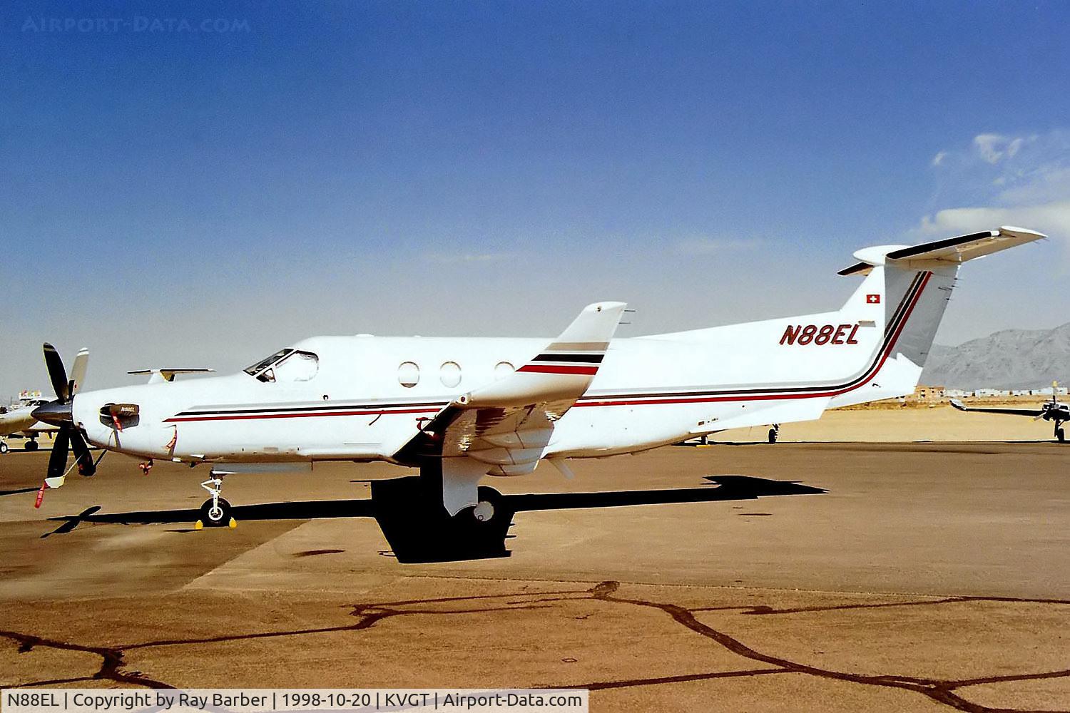 N88EL, 1995 Pilatus PC-12 C/N 131, Pilatus PC-12 [131] North Las Vegas 20/10/1998
