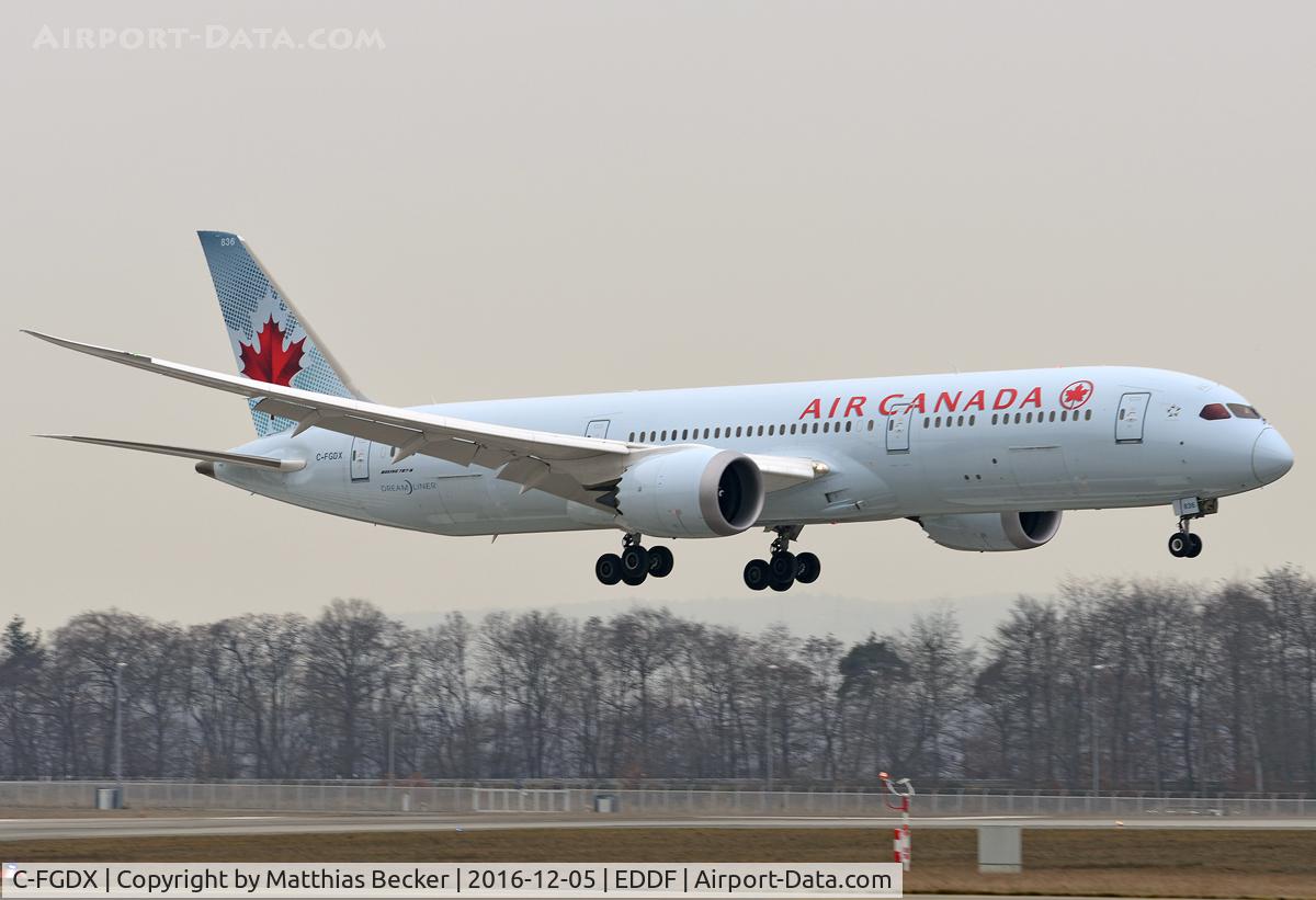 C-FGDX, 2016 Boeing 787-9 Dreamliner C/N 35269, C-FGDX