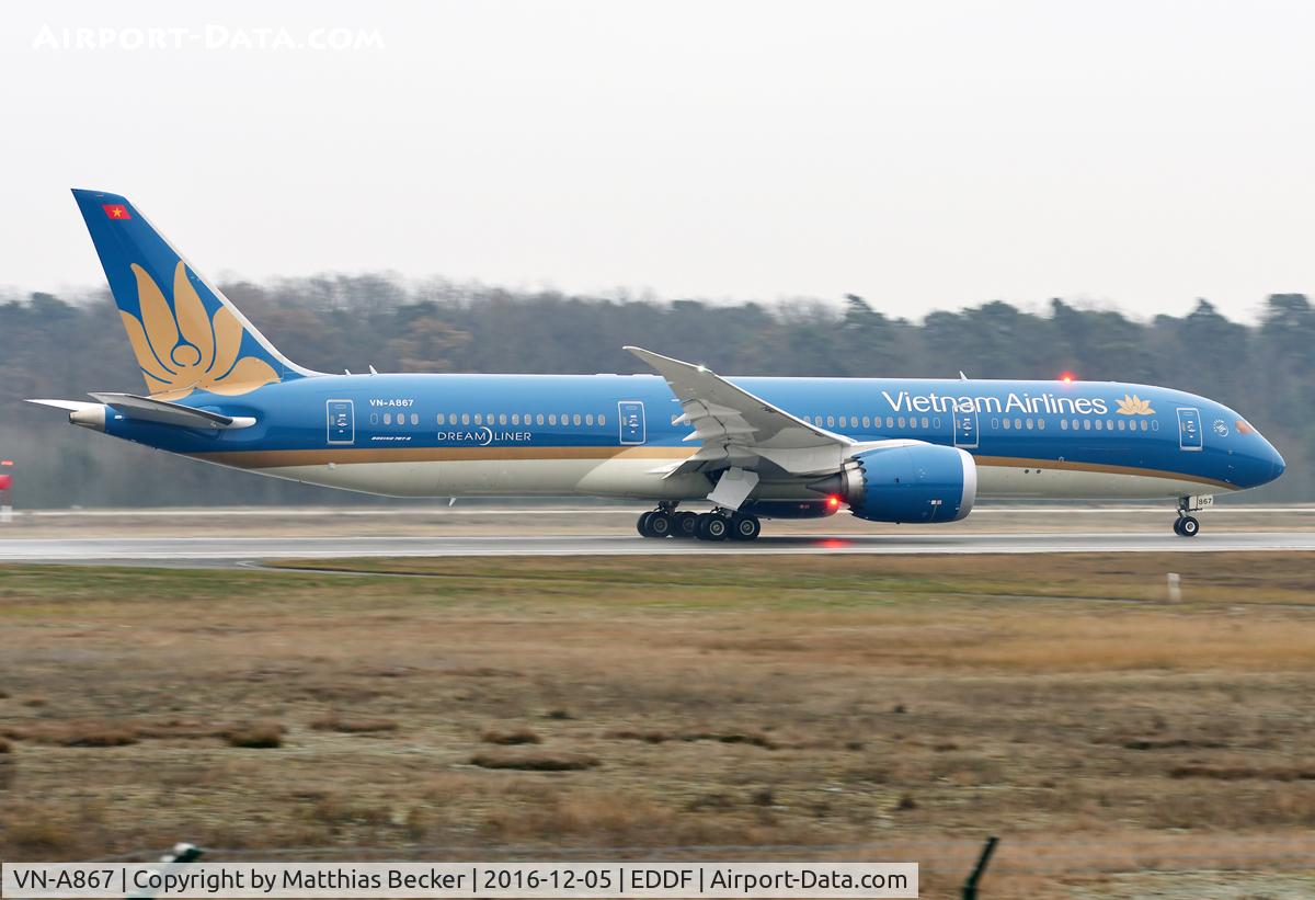 VN-A867, 2016 Boeing 787-9 Dreamliner Dreamliner C/N 39287, VN-A867