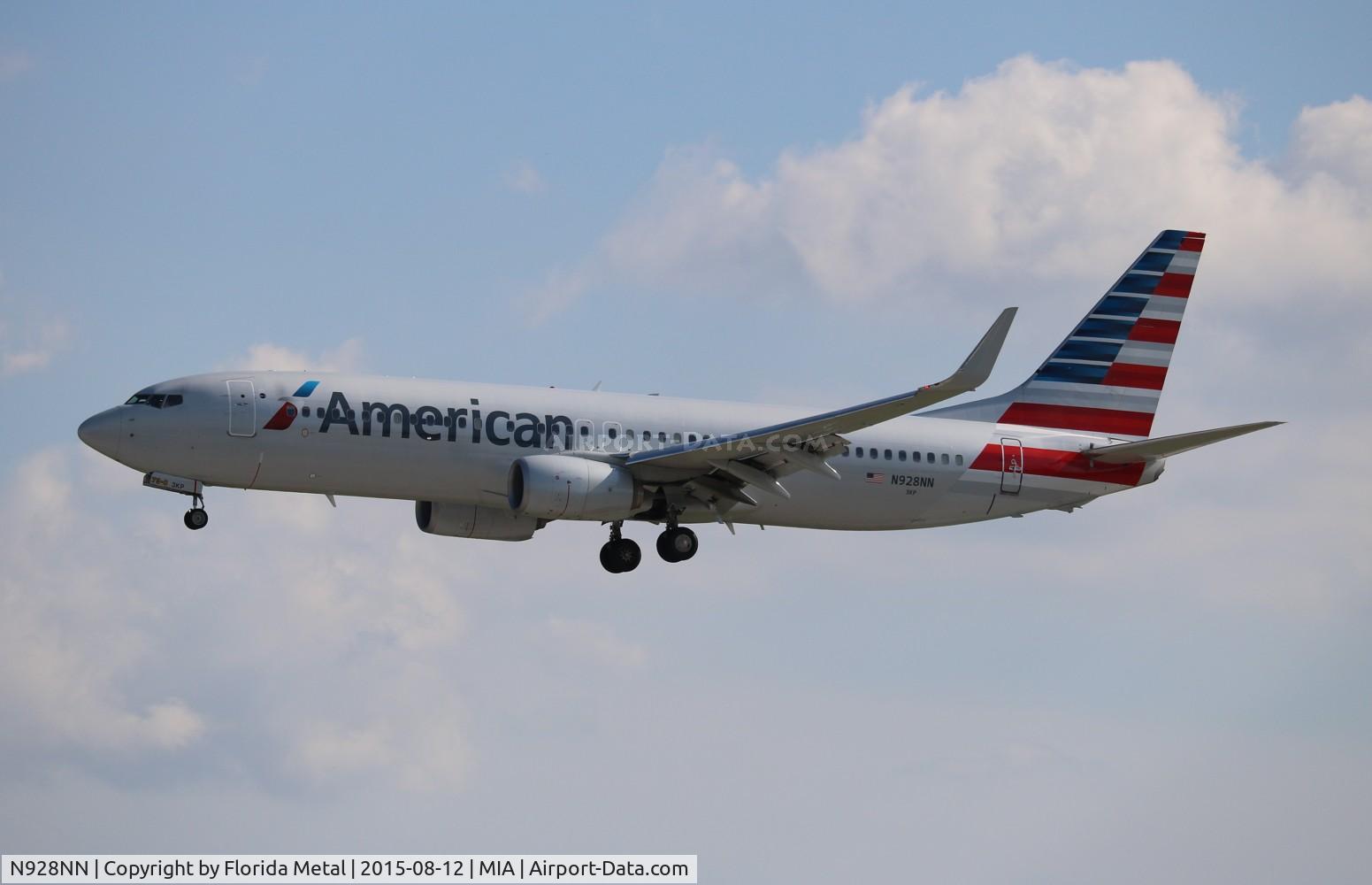 N928NN, 2013 Boeing 737-823 C/N 31172, American