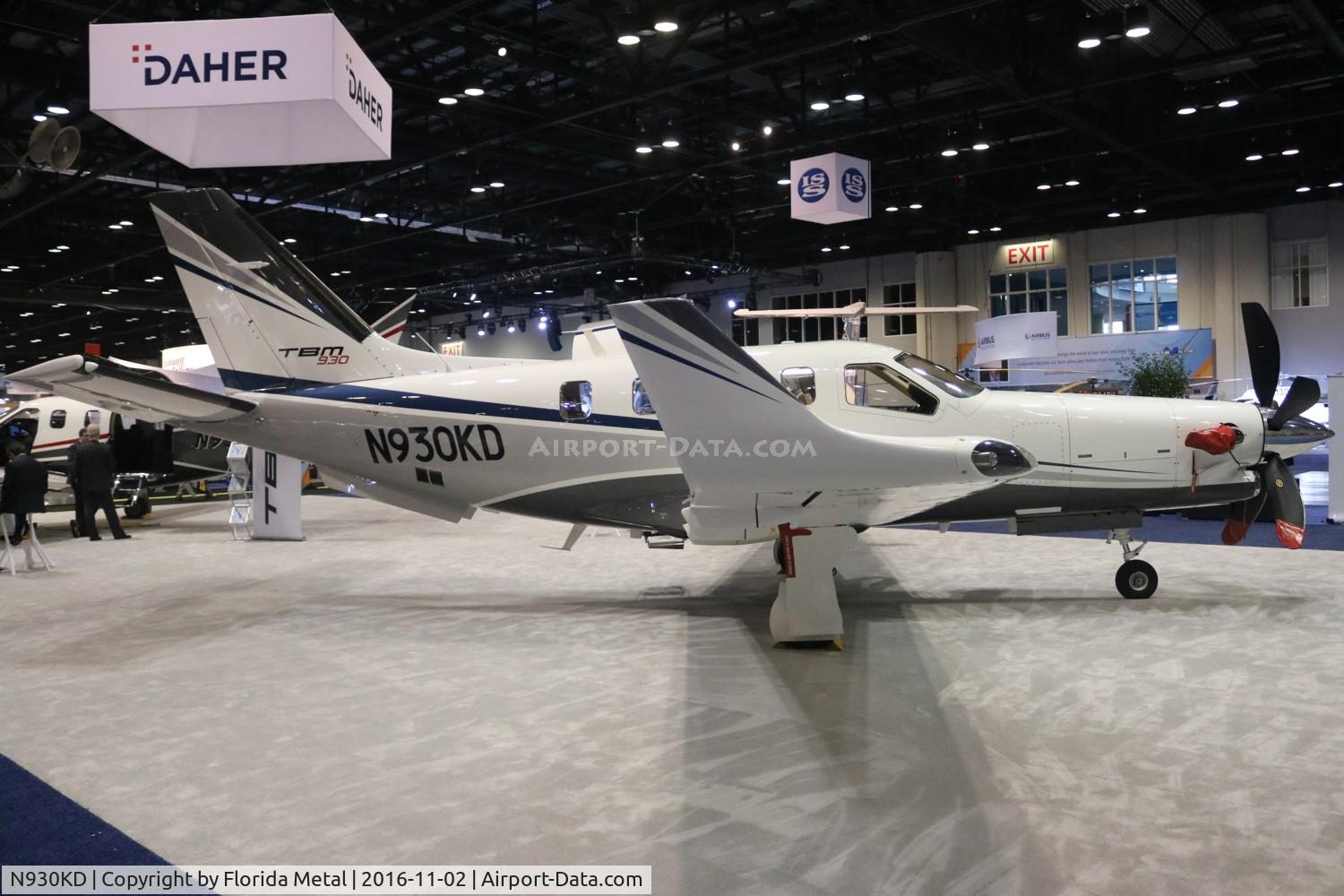 N930KD, 2016 Socata TBM-930 C/N 1112, TBM 930 at Orange County Convention Center Orlando FL for NBAA 2016