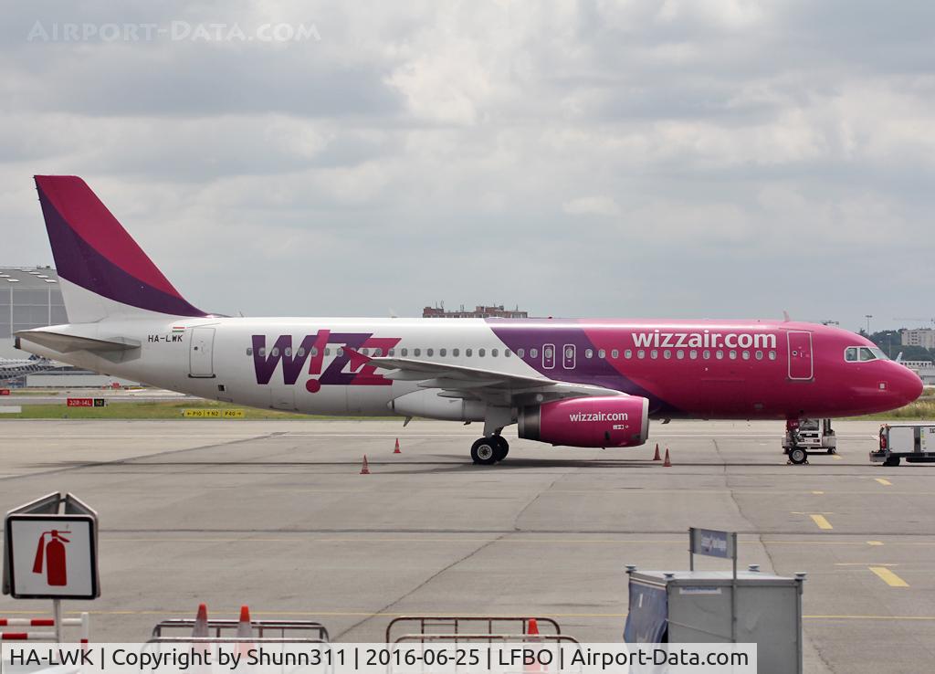 HA-LWK, 2011 Airbus A320-232 C/N 4716, Parked at the General Aviation... Special flight for Euro 2016
