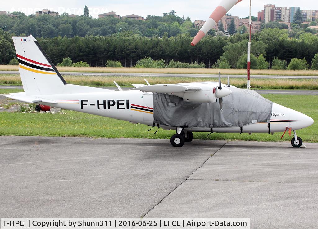 F-HPEI, 1981 Partenavia P-68C Observer C/N 231, Parked at the Airfield...
