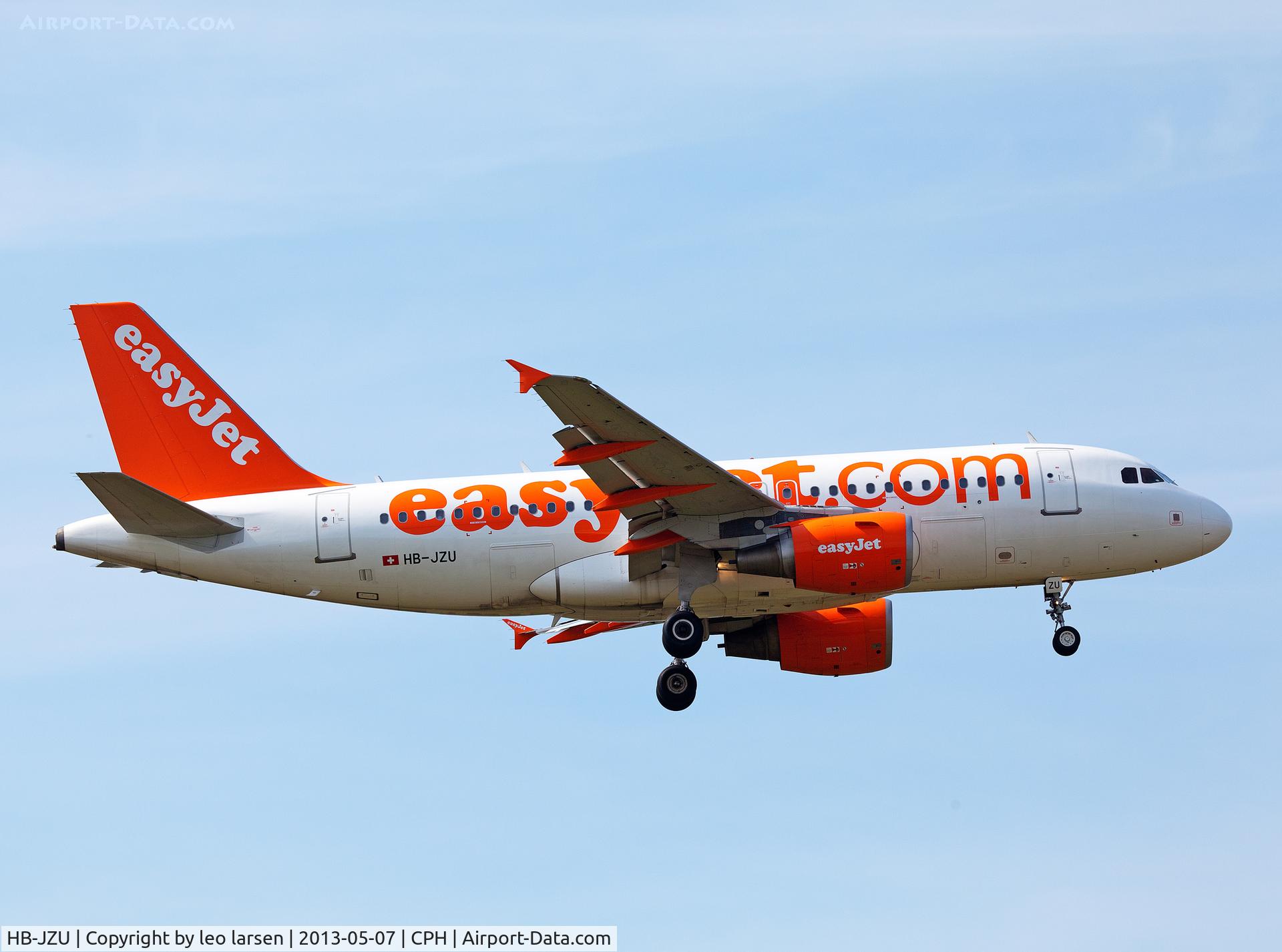 HB-JZU, 2005 Airbus A319-111 C/N 2402, Copenhagen 7.5.13