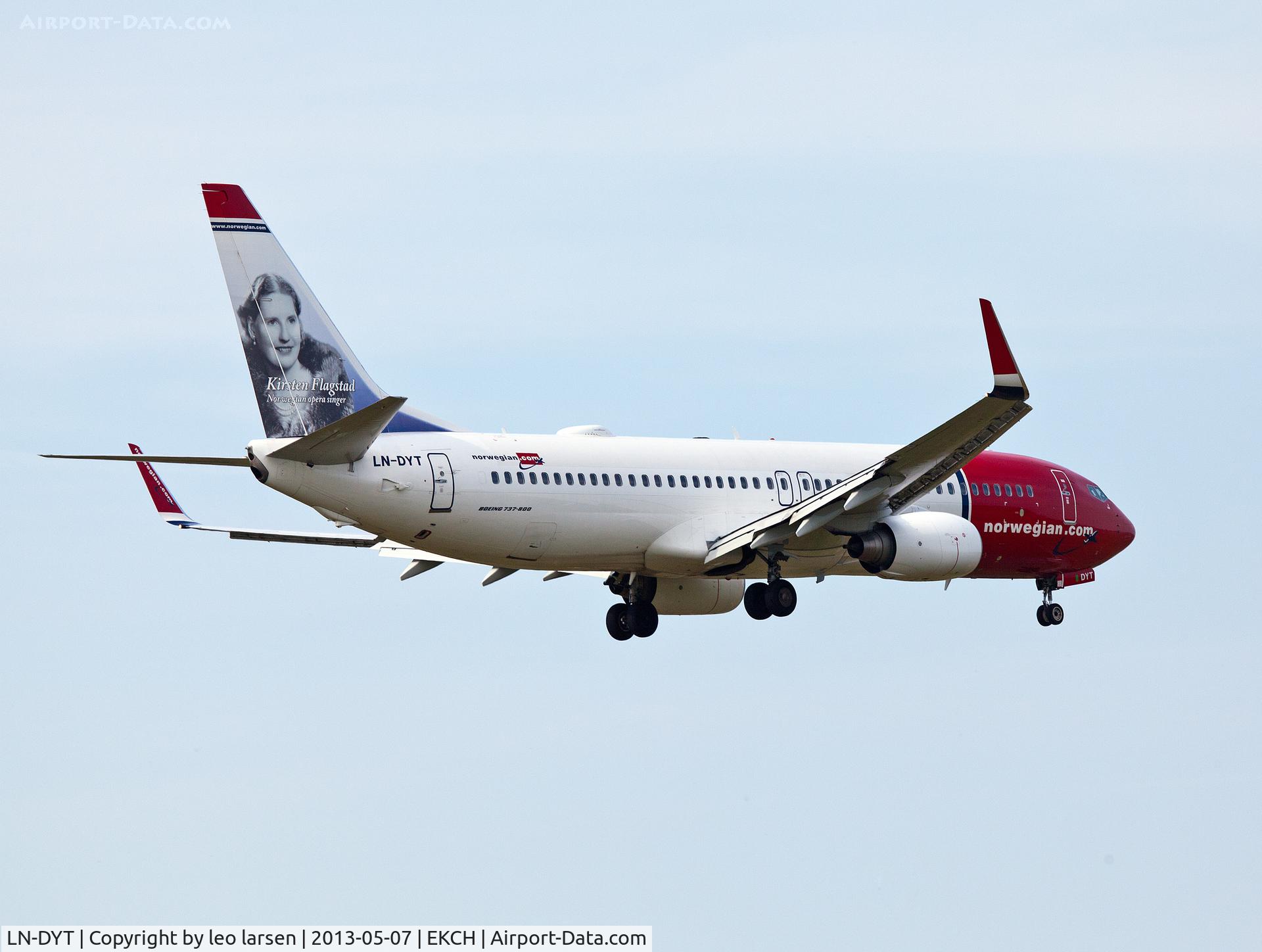 LN-DYT, 2011 Boeing 737-8JP C/N 39048, Copenhagen 7.5.13