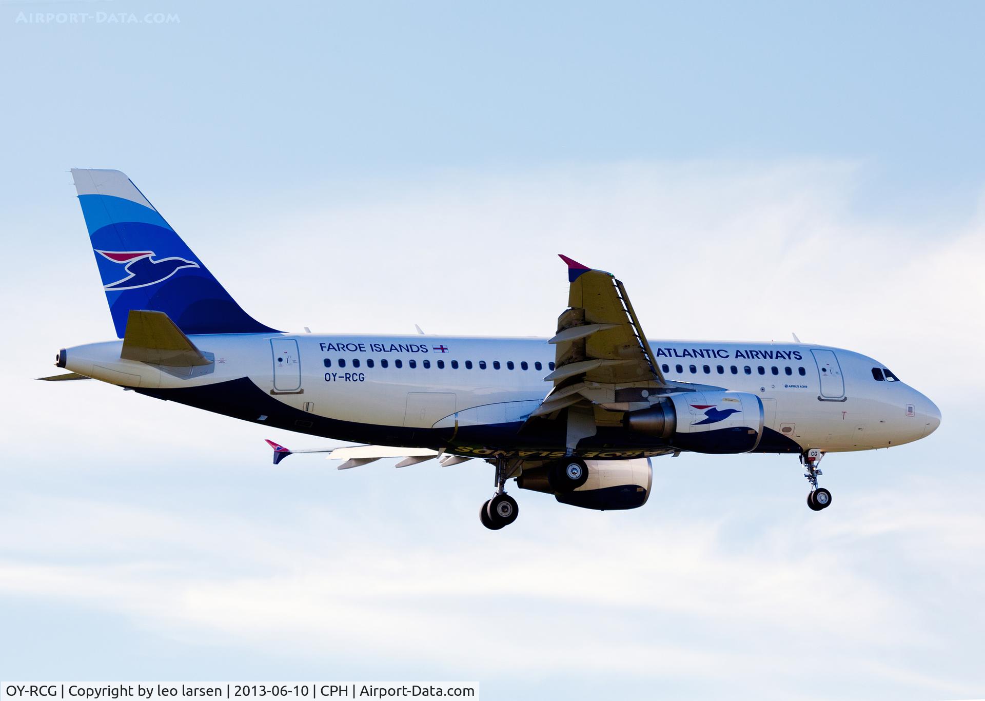 OY-RCG, 2012 Airbus A319-115 C/N 5079, Copenhagen 10.6.13