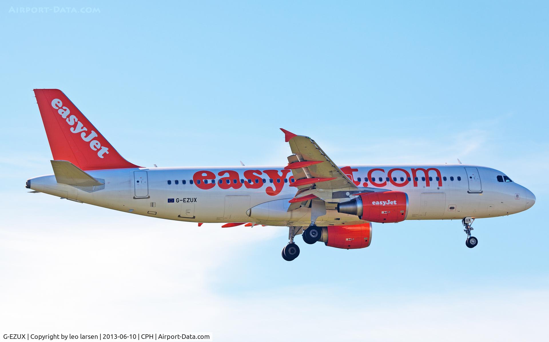 G-EZUX, 2012 Airbus A320-214 C/N 5138, Copenhagen 10.6.13