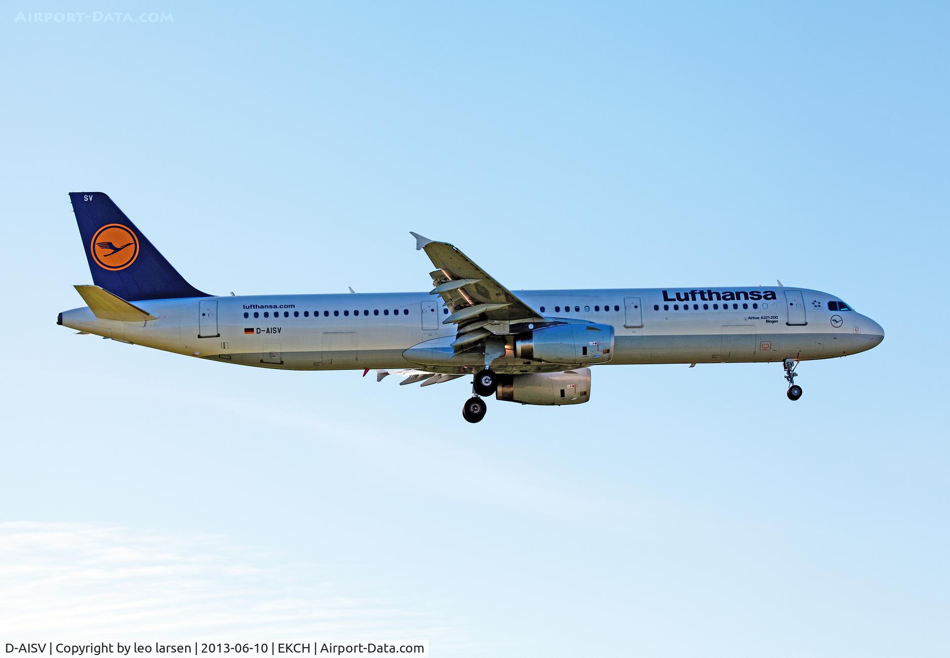 D-AISV, 2009 Airbus A321-231 C/N 4050, Copenhagen 10.6.13