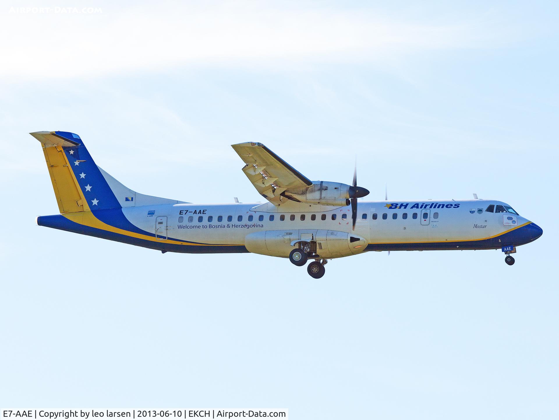 E7-AAE, 1995 ATR 72-212A C/N 465, Copenhagen 10.6.13