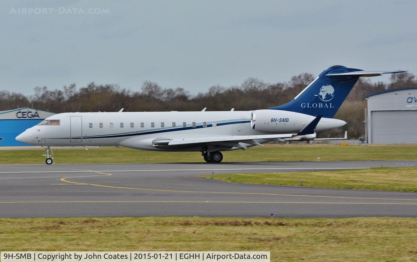 9H-SMB, 2013 Bombardier BD-700-1A10 Global 6000 C/N 9549, Departing on 26
