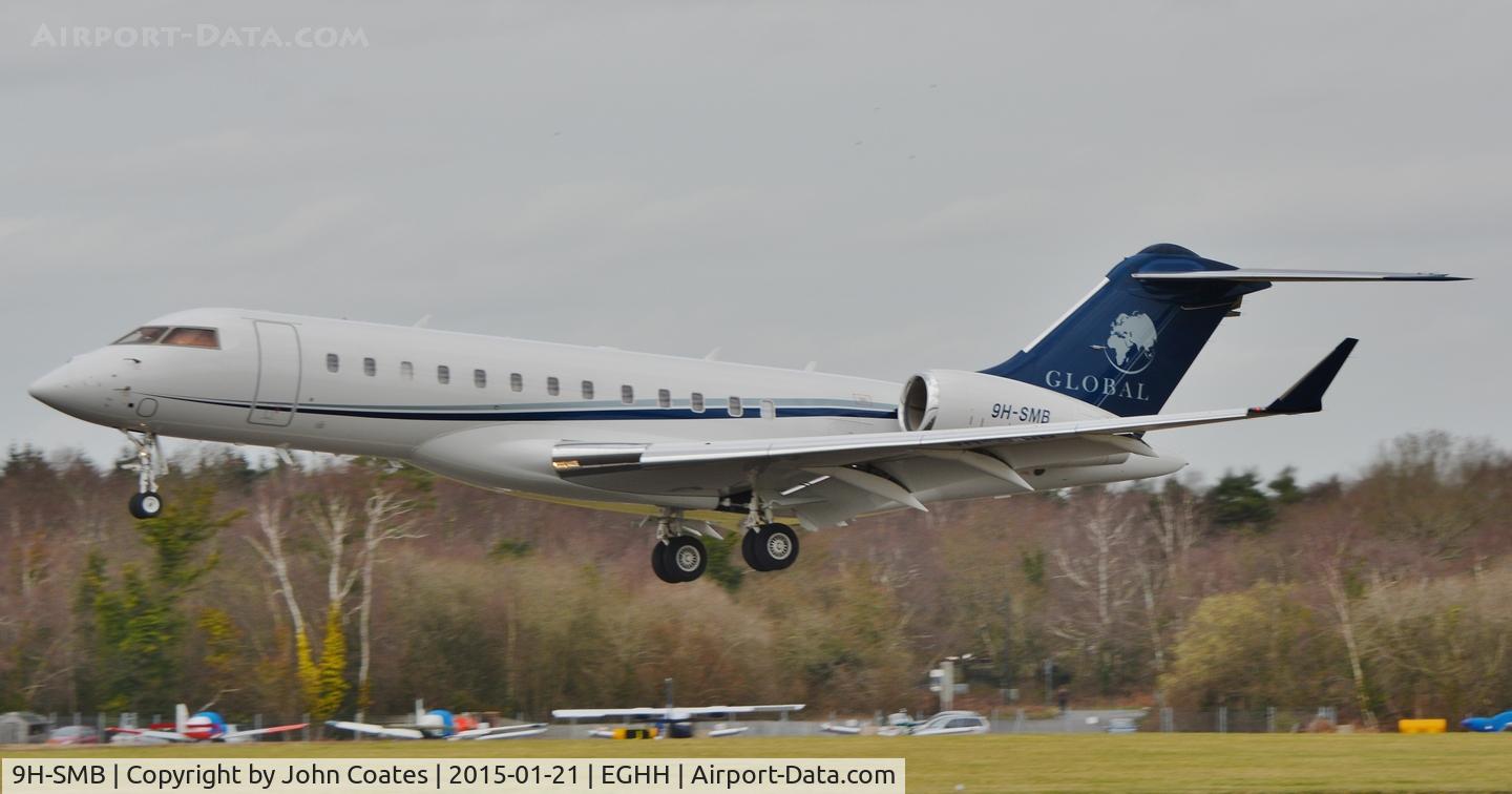 9H-SMB, 2013 Bombardier BD-700-1A10 Global 6000 C/N 9549, Low approach during training