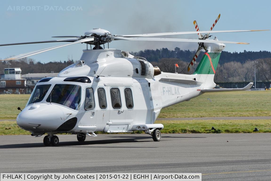 F-HLAK, 2010 AgustaWestland AW-139 C/N 31269, Parked at Signatures