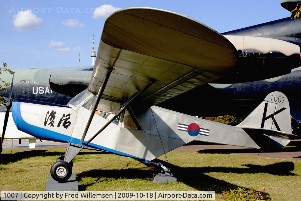 1007, 1953 ROKAF Technical School Boo-Hwal C/N Not found 1007, At the Seoul War Museum