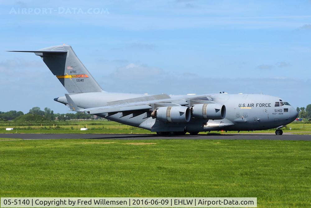 05-5140, 2007 Boeing C-17A Globemaster III C/N F-147/P-140, 729AS