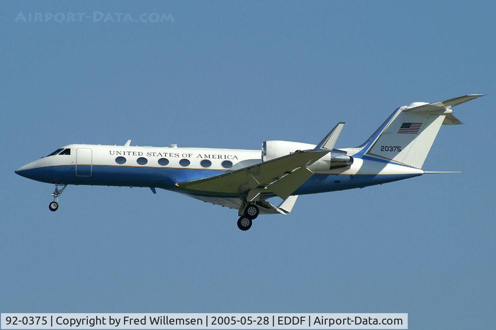 92-0375, 1992 Gulfstream Aerospace C-20H (Gulfstream III) C/N 1256, 
