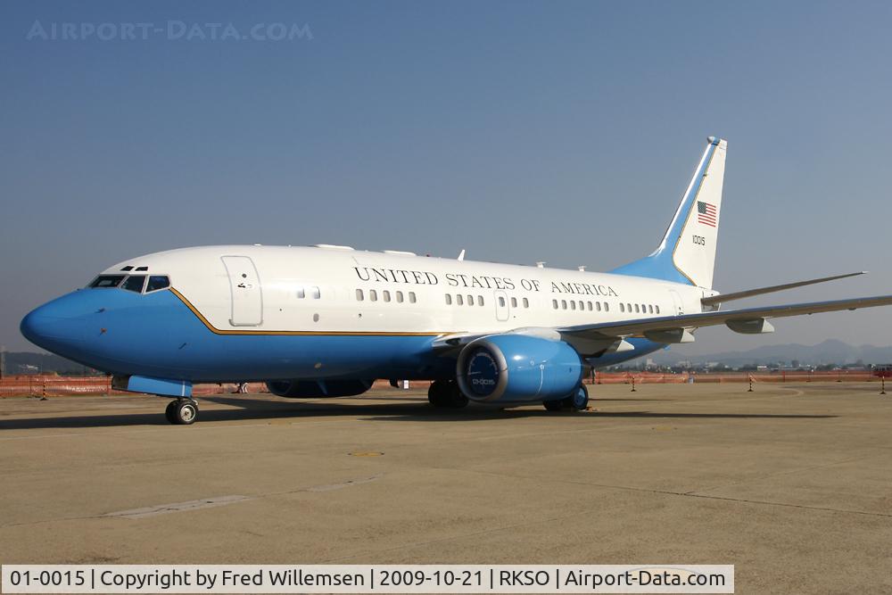 01-0015, 2001 Boeing C-40B (737-7FD BBJ) C/N 32916, 65AS