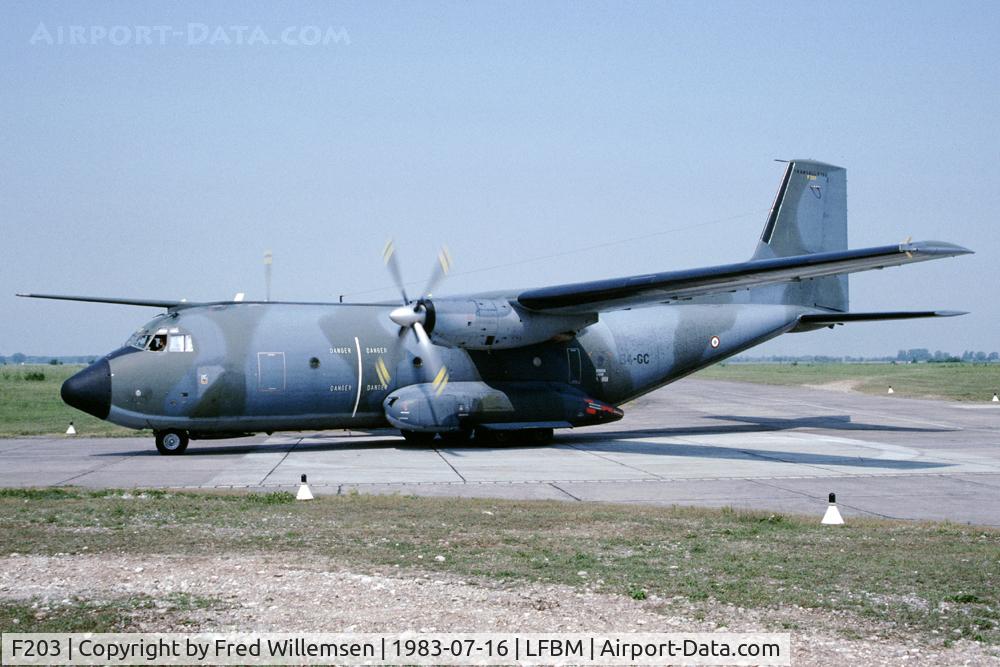 F203, Transall C-160F C/N F203, 