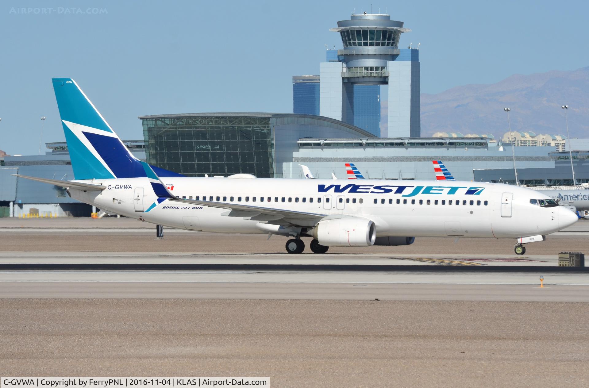 C-GVWA, 2013 Boeing 737-8CT C/N 39088, Westjet B738 taxying.