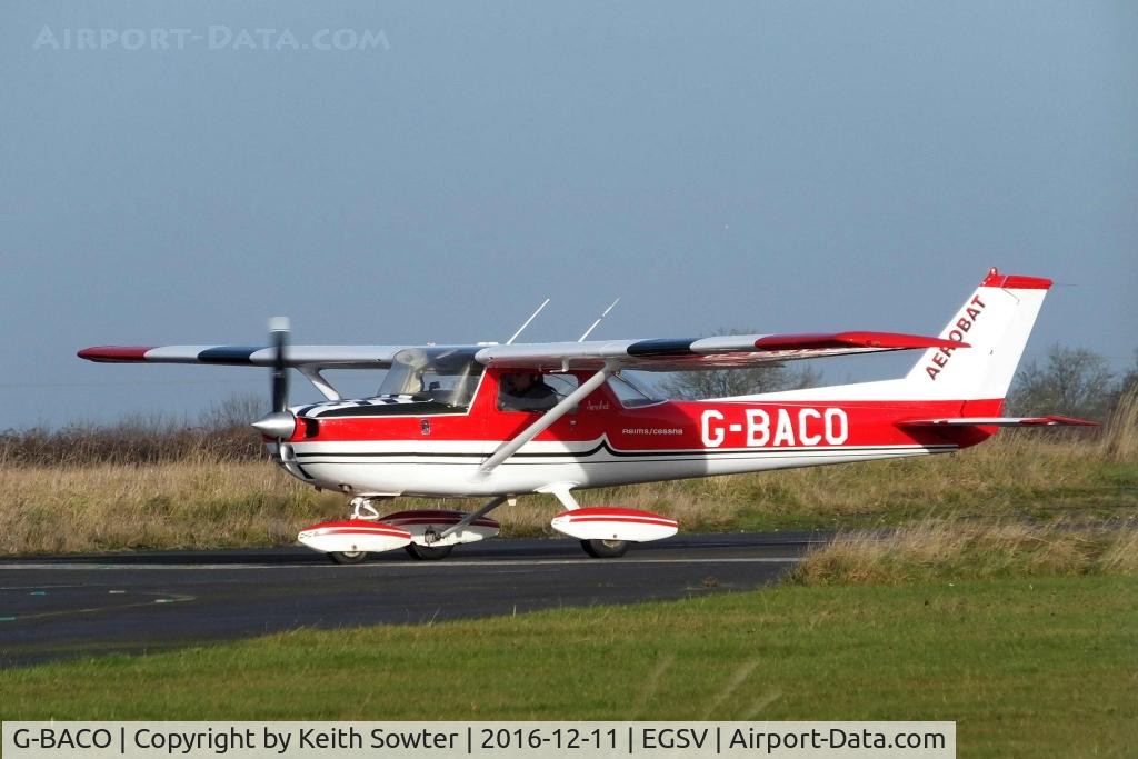 G-BACO, 1972 Reims FRA150L Aerobat C/N 0163, Ready for take off
