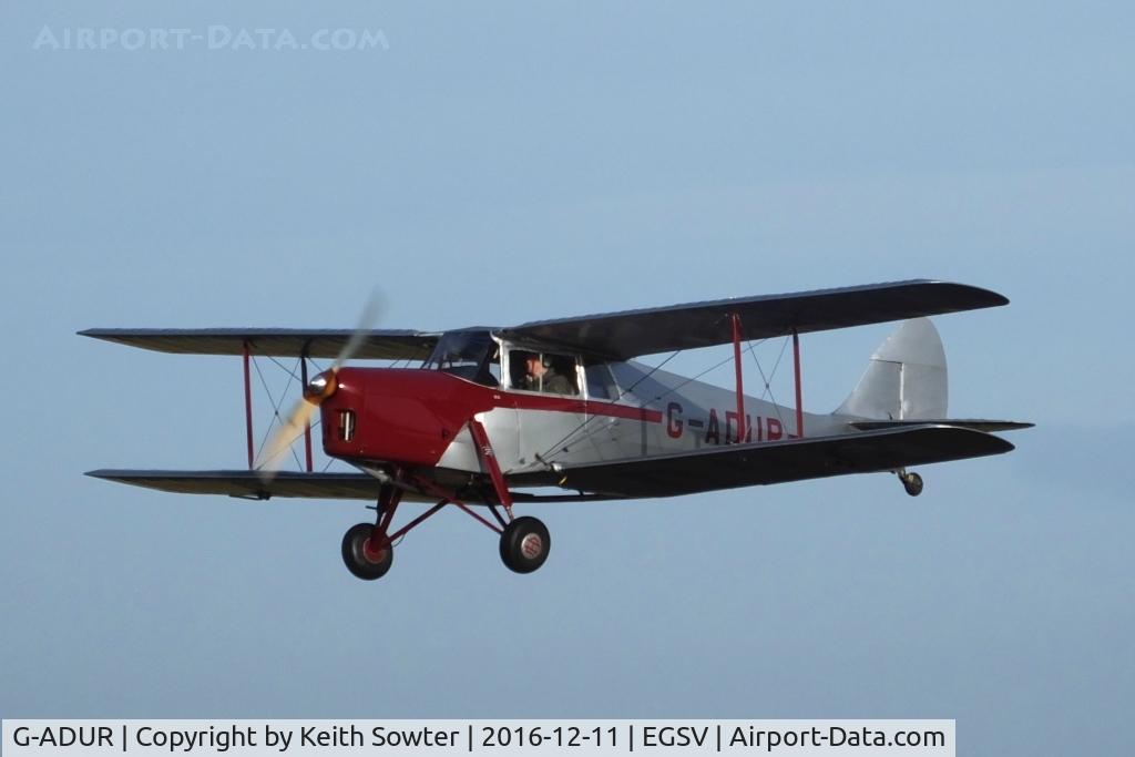 G-ADUR, 1936 De Havilland DH.87B Hornet Moth C/N 8085, Climbing away