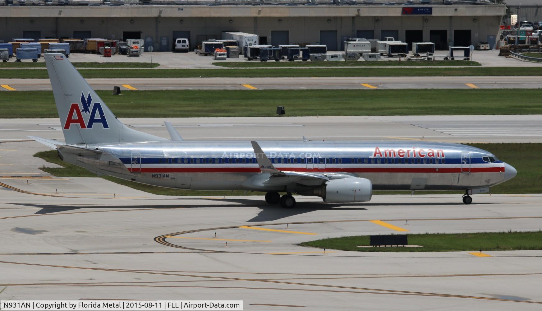 N931AN, 2000 Boeing 737-823 C/N 30079, American