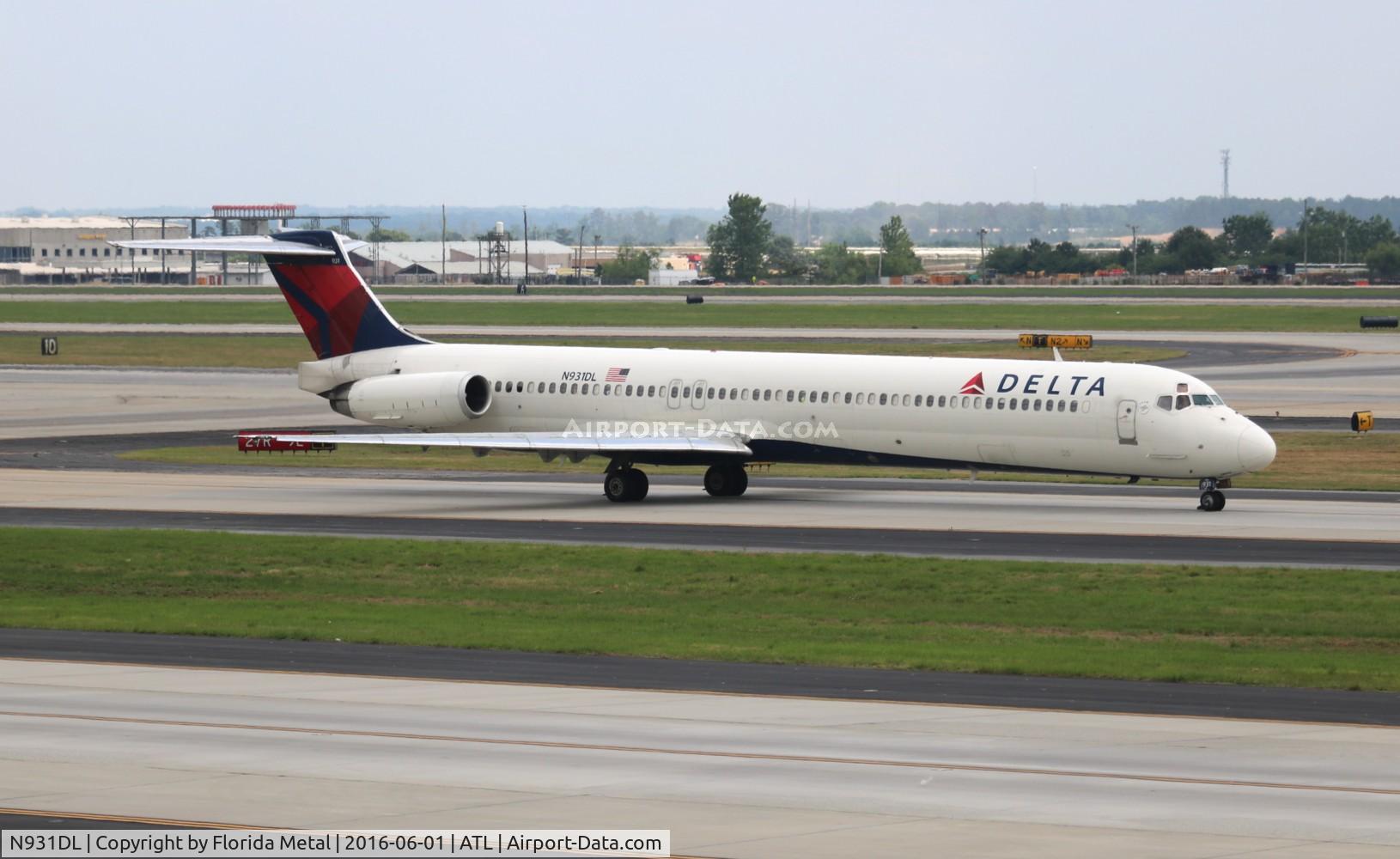 N931DL, 1988 McDonnell Douglas MD-88 C/N 49718, Delta
