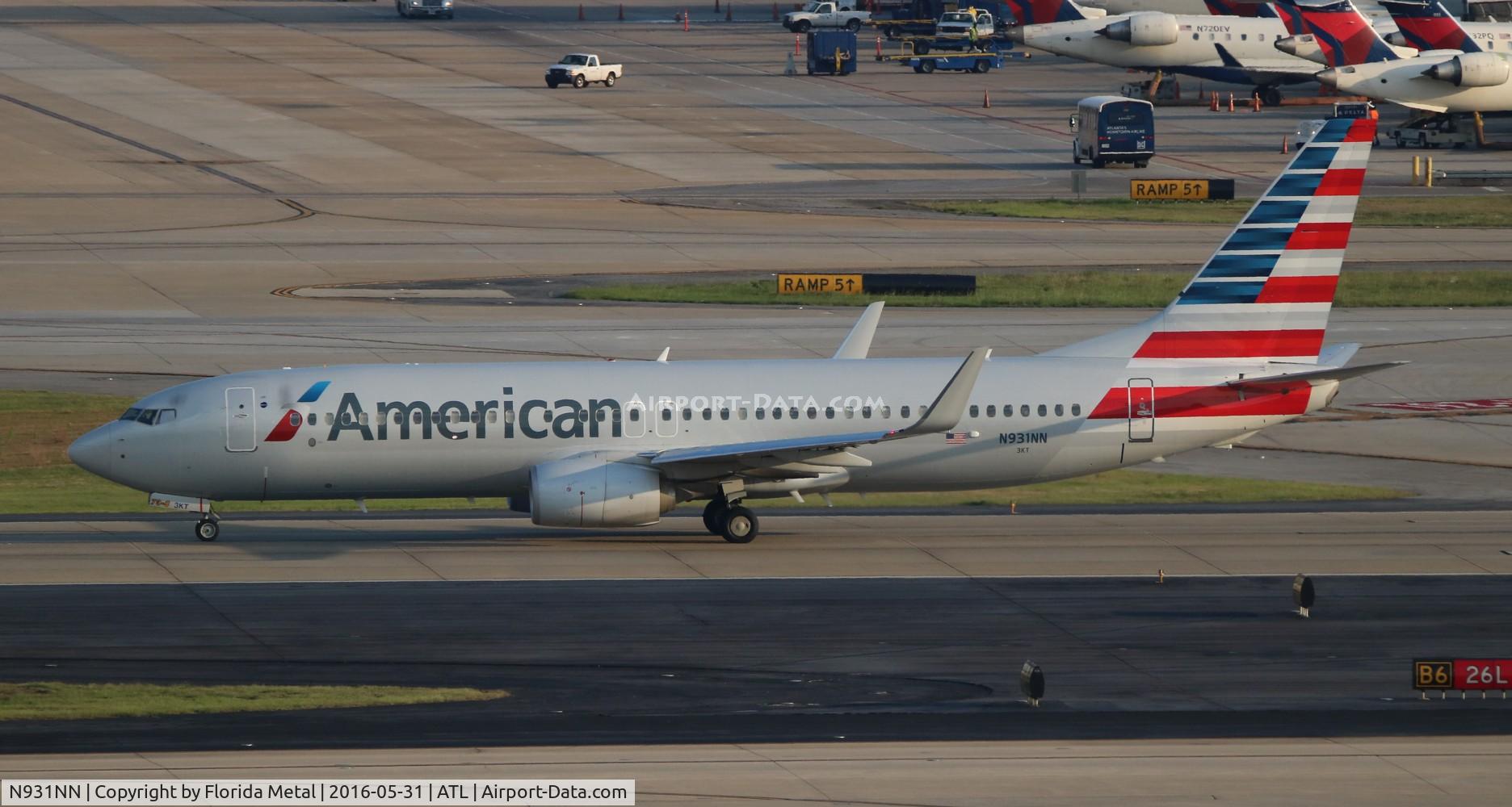 N931NN, 2013 Boeing 737-823 C/N 33230, American