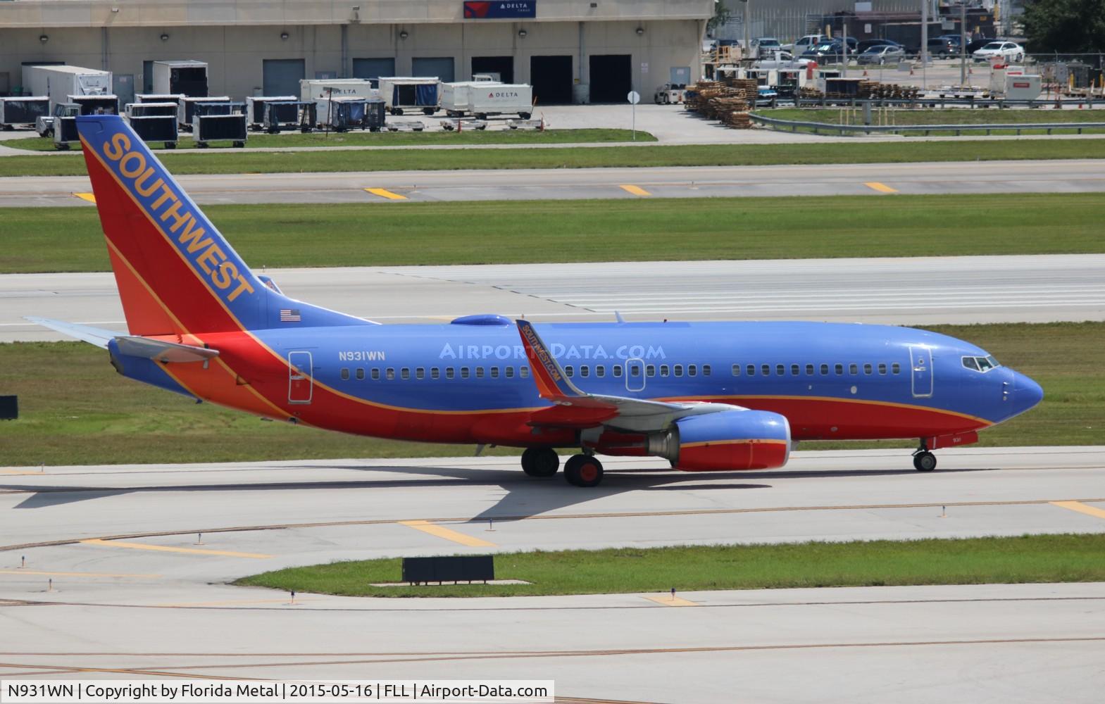 N931WN, 2009 Boeing 737-7H4 C/N 36637, Southwest