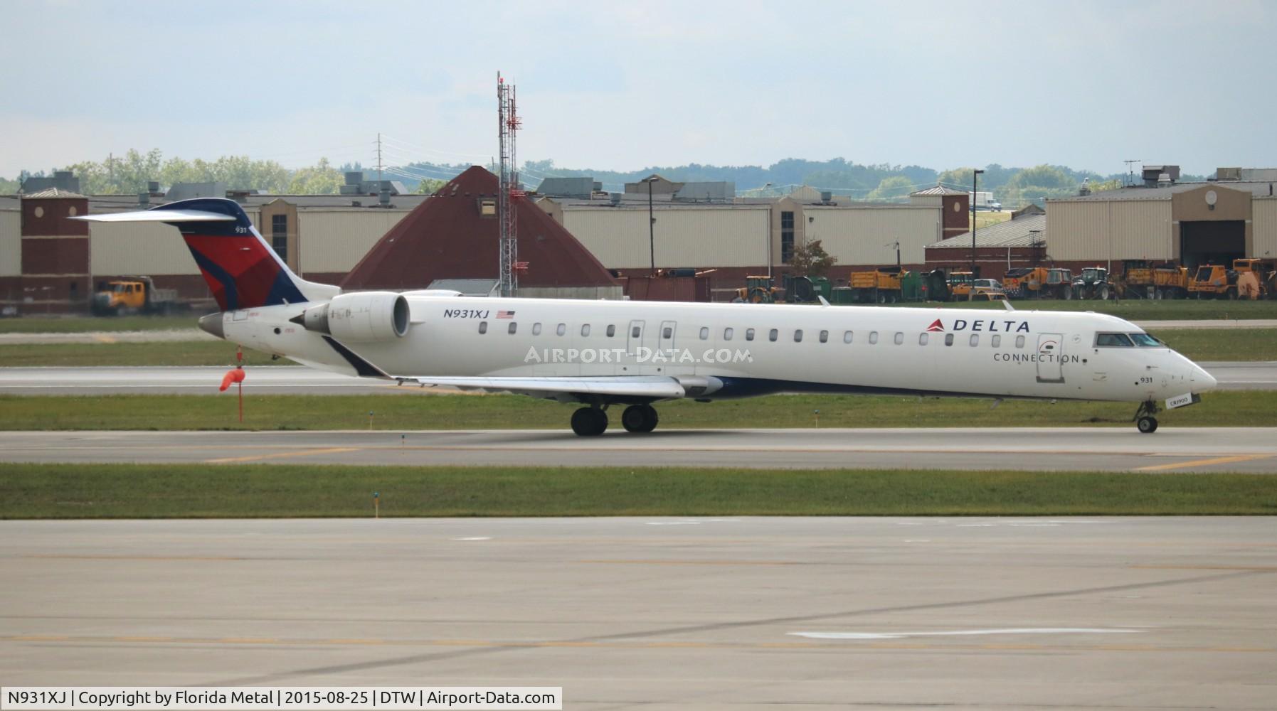 N931XJ, 2008 Bombardier CRJ-900ER (CL-600-2D24) C/N 15193, Delta Connection
