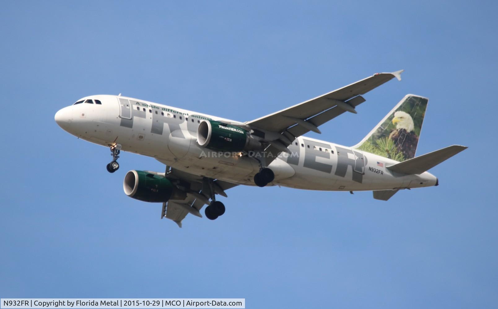 N932FR, 2004 Airbus A319-111 C/N 2258, Sarge the Bald Eagle