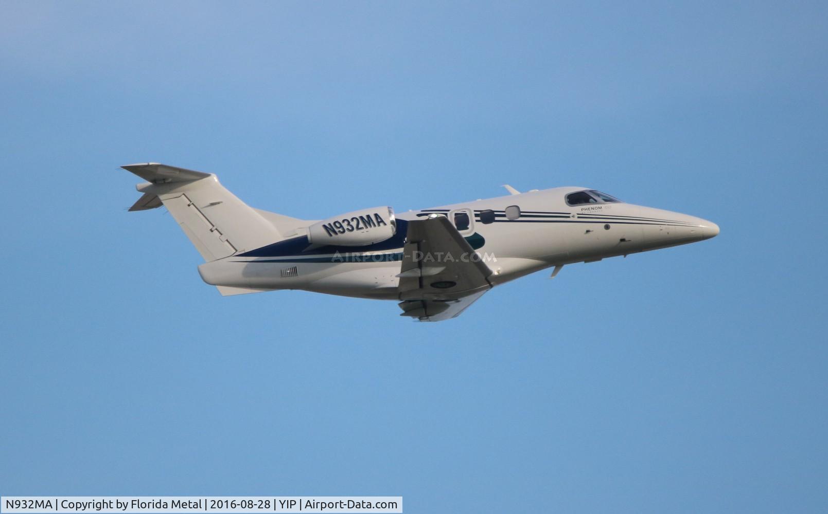N932MA, 2009 Embraer EMB-500 Phenom 100 C/N 50000105, Phenom 100
