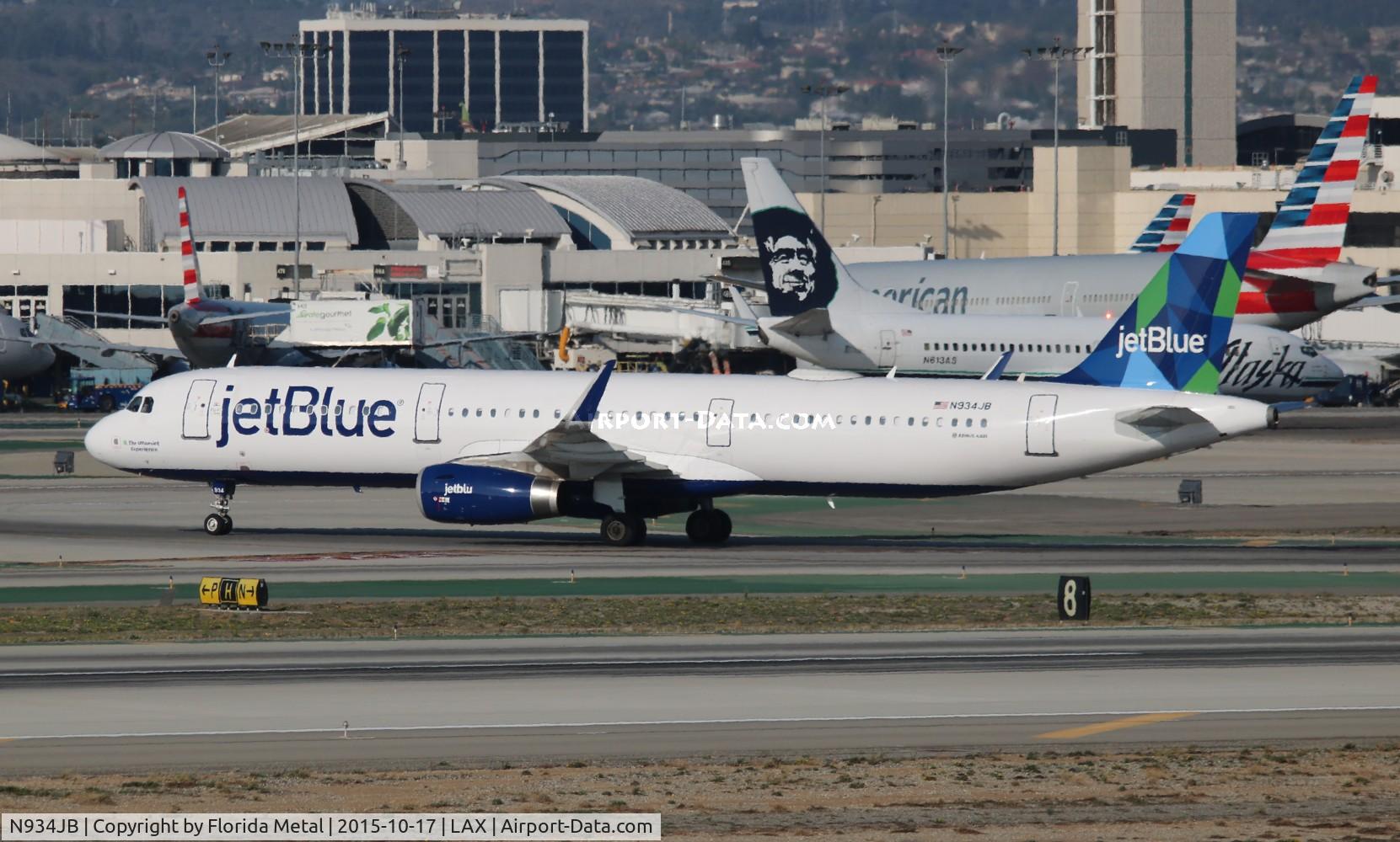 N934JB, 2014 Airbus A321-231 C/N 6130, Jet Blue
