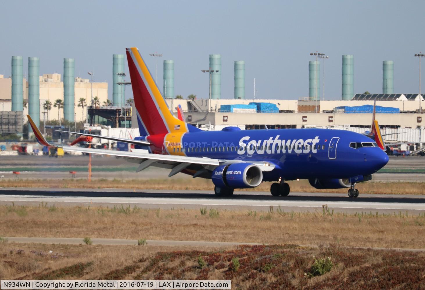 N934WN, 2009 Boeing 737-7H4 C/N 36642, Southwest