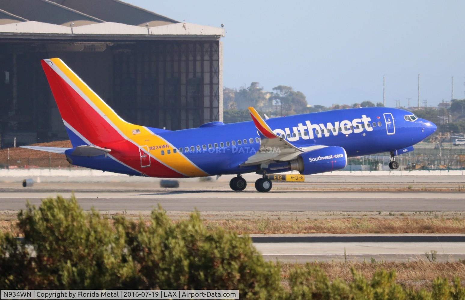 N934WN, 2009 Boeing 737-7H4 C/N 36642, Southwest