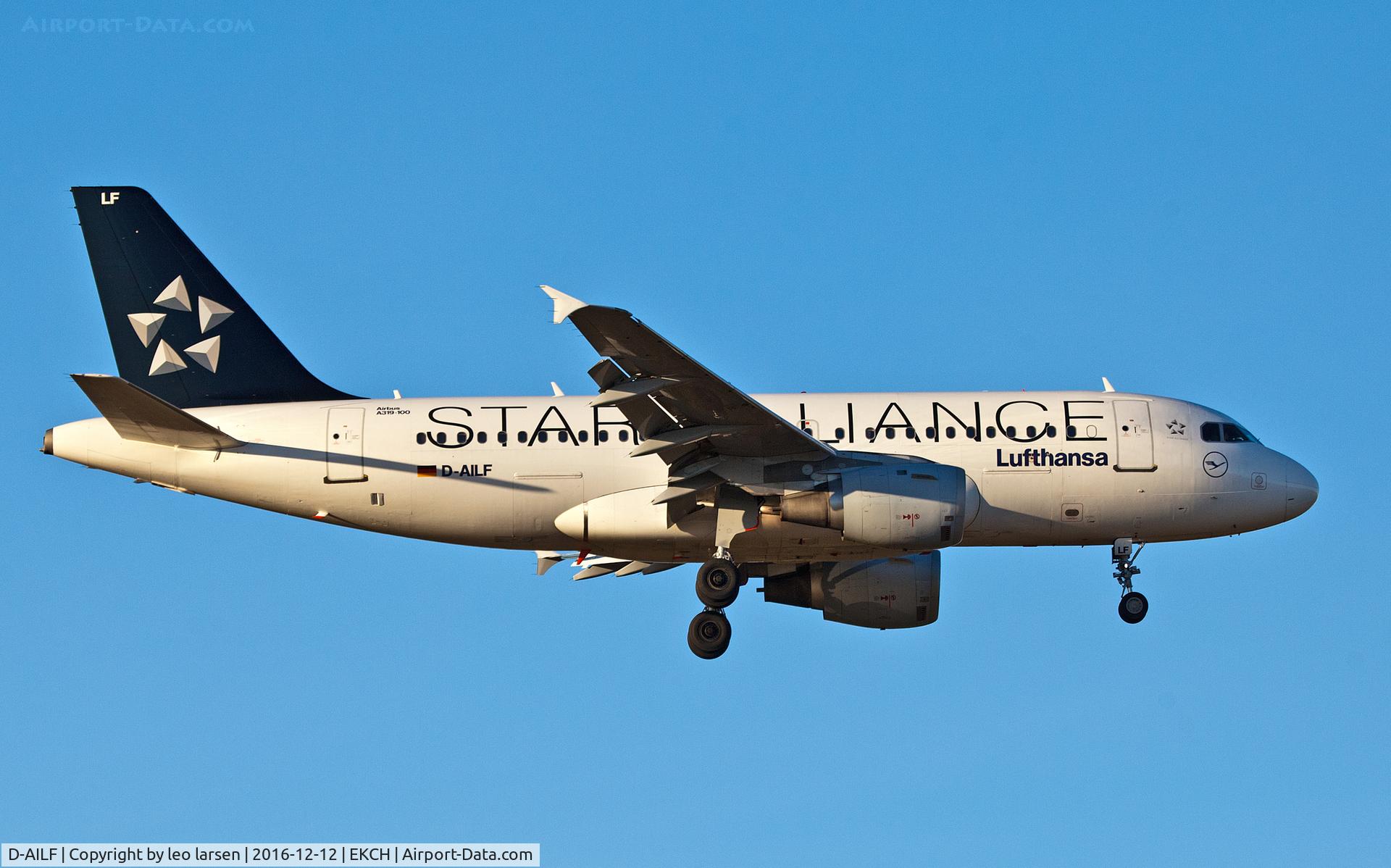 D-AILF, 1996 Airbus A319-114 C/N 636, Copenhagen 12.12.16