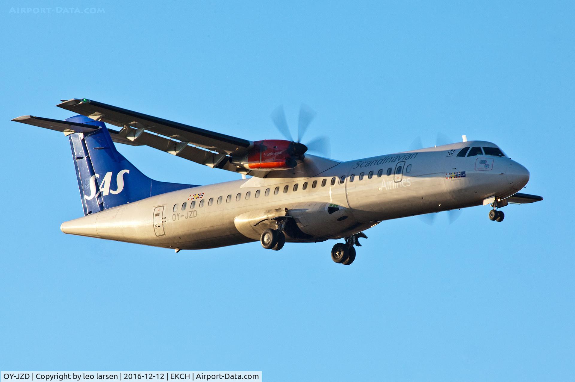 OY-JZD, 2013 ATR 72-600 (72-212A) C/N 1131, Copenhagen 12.12.16