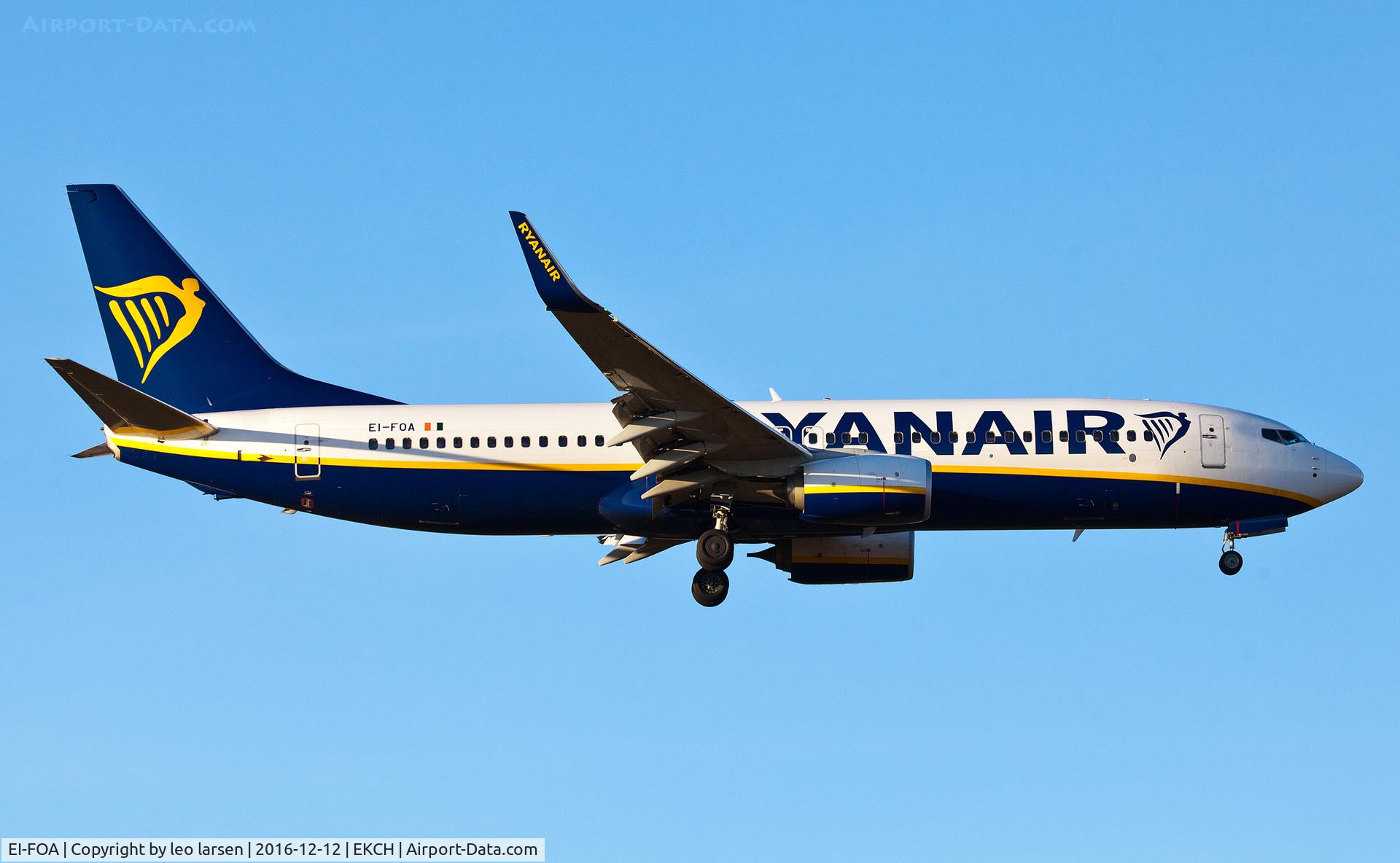 EI-FOA, 2015 Boeing 737-8AS C/N 44708, Copenhagen 12.12.16