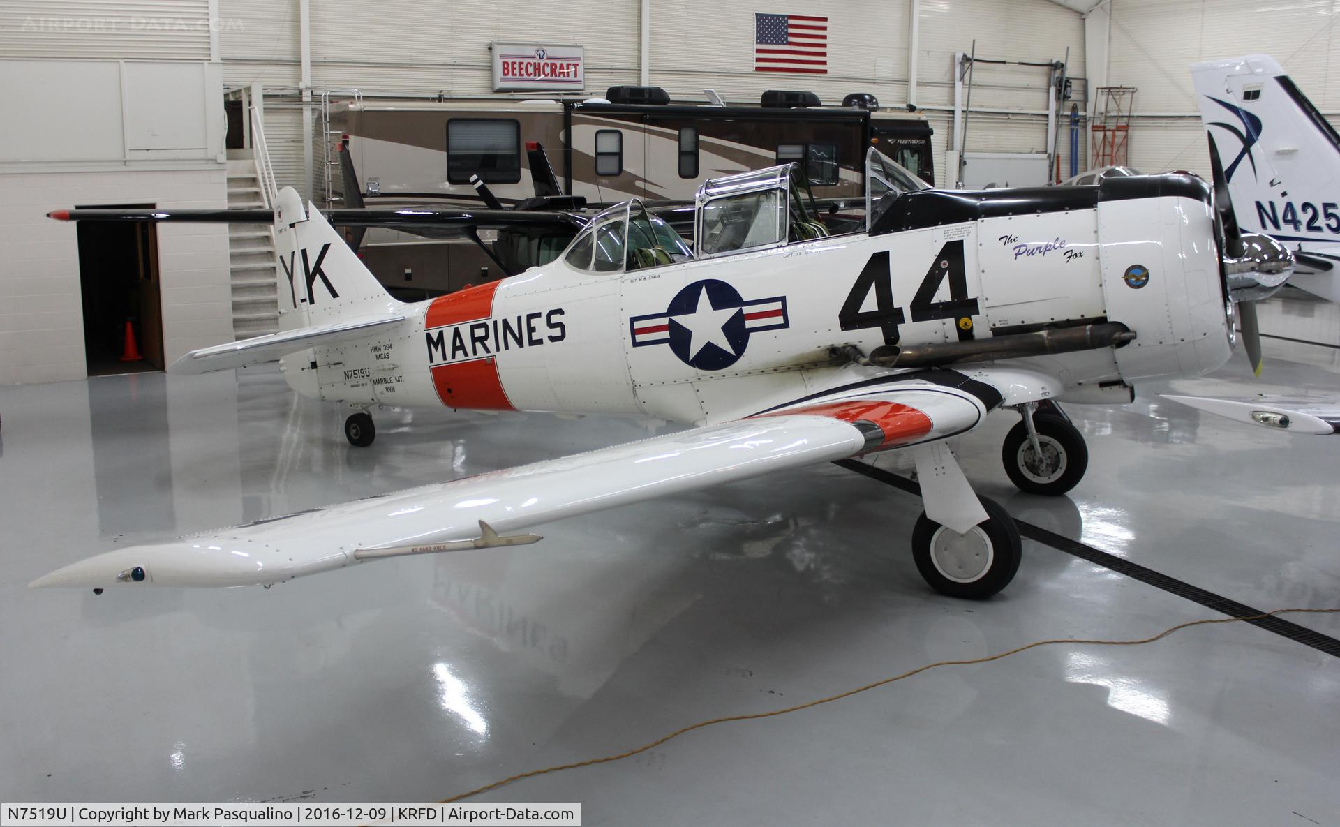N7519U, 1952 Canadian Car & Foundry Harvard MK IV C/N CCF4-237, Harvard MK IV
