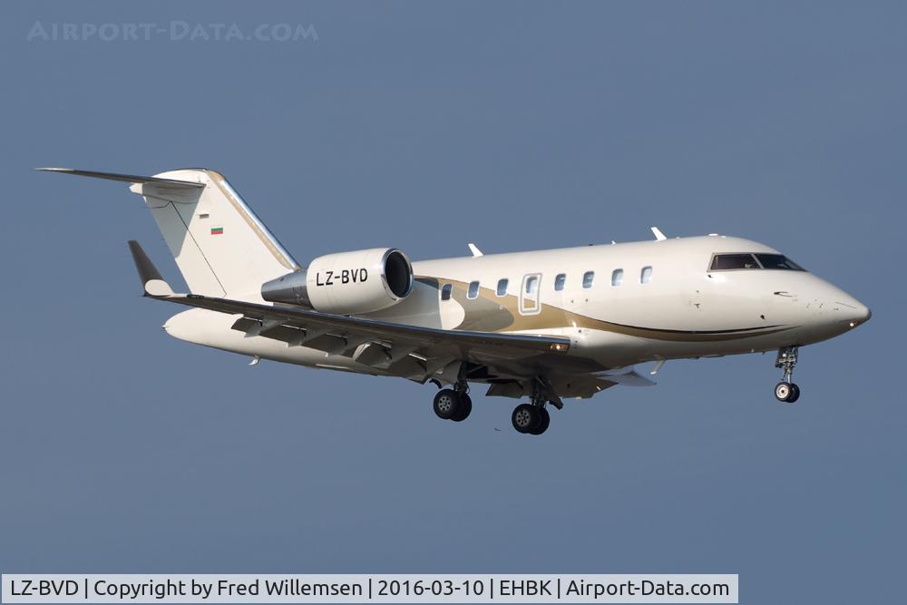 LZ-BVD, 2008 Bombardier Challenger 605 (CL-600-2B16) C/N 5768, 