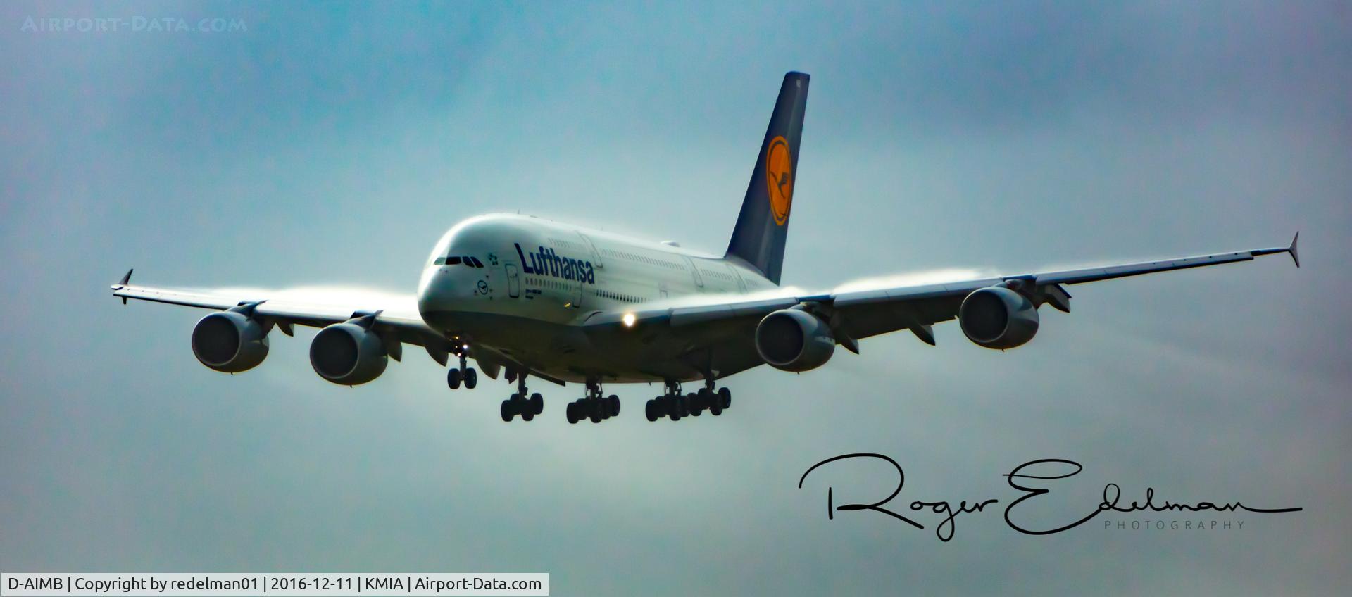 D-AIMB, 2010 Airbus A380-841 C/N 041, Taken @ KMIA
