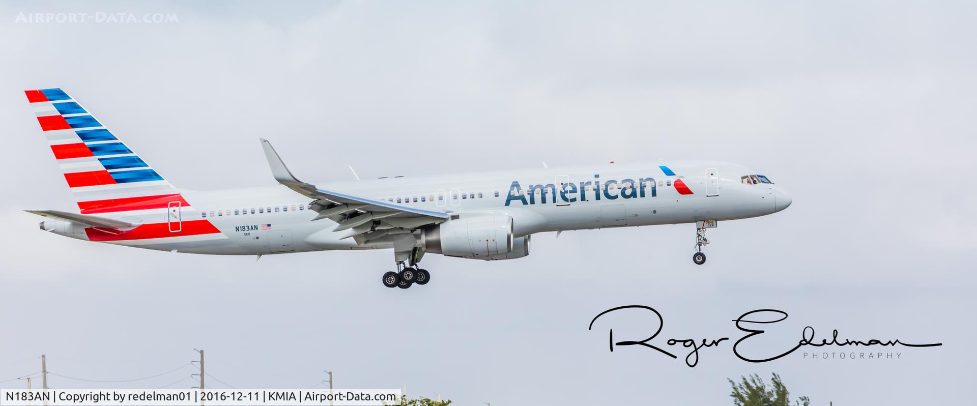 N183AN, 1999 Boeing 757-223 C/N 29593, Taken @ KMIA