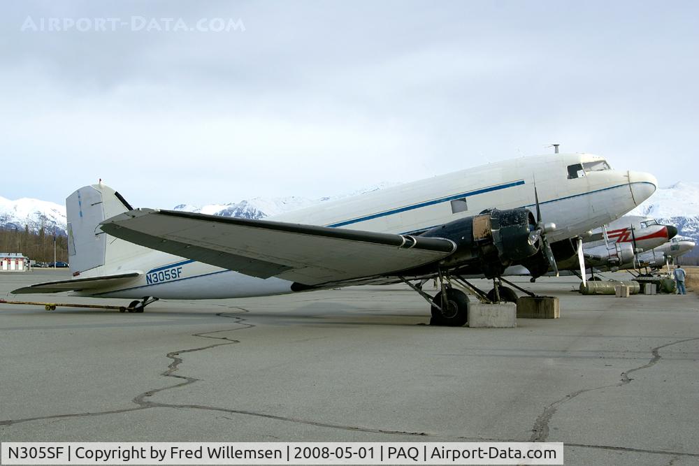 N305SF, 1944 Douglas DC-3C C/N 6208, 
