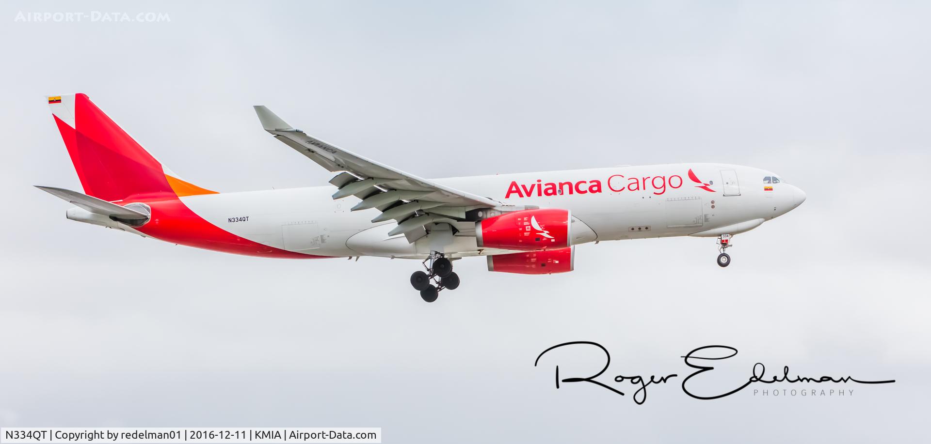 N334QT, 2013 Airbus A330-243F C/N 1448, Taken @ KMIA
