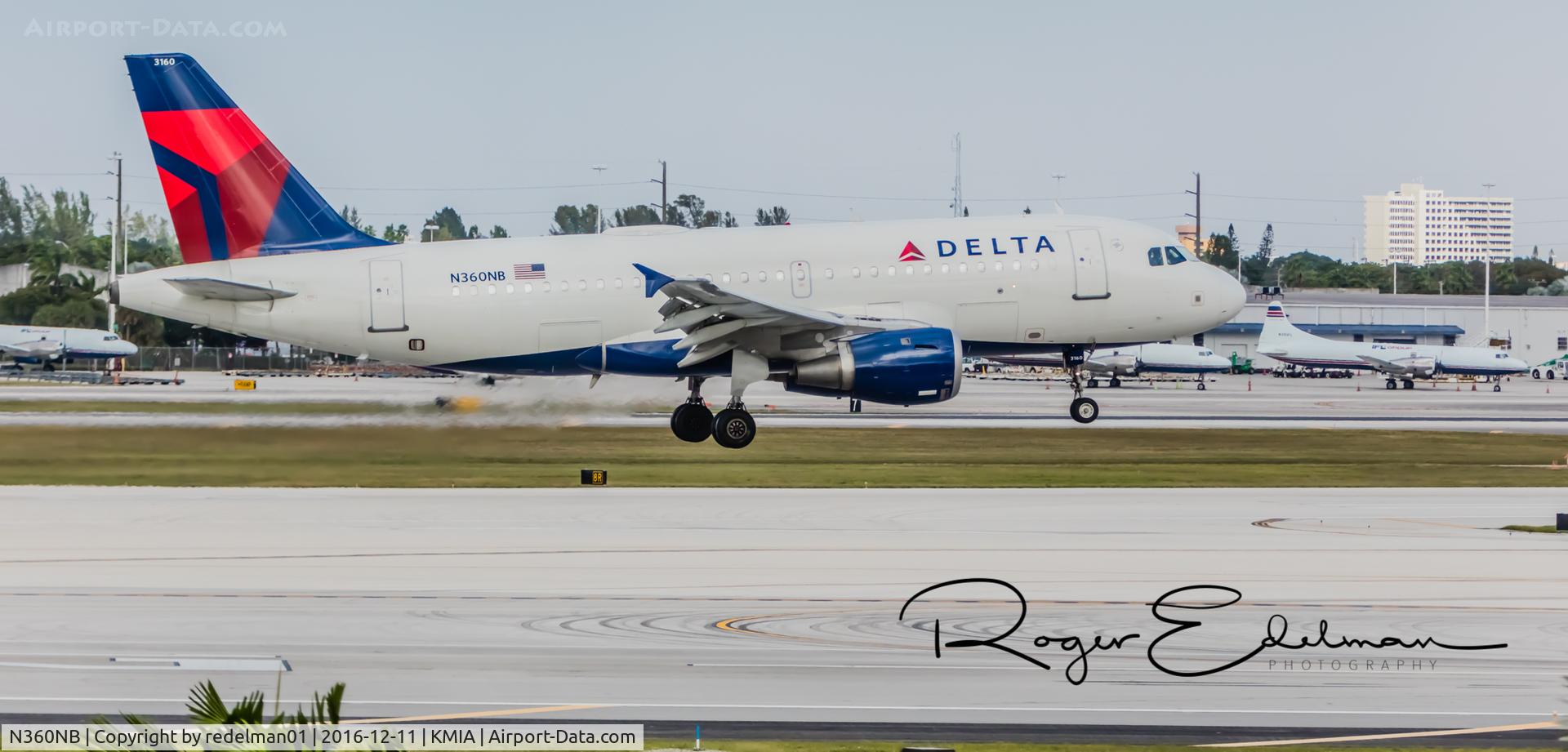 N360NB, 2003 Airbus A319-114 C/N 1959, Taken @ KMIA