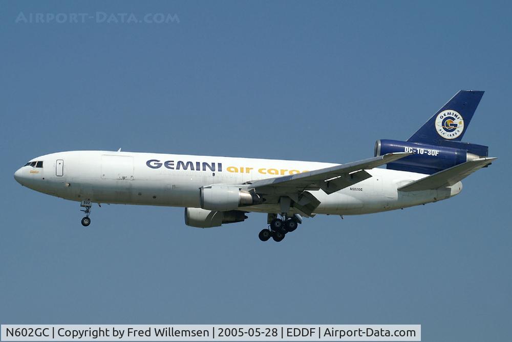N602GC, 1974 McDonnell Douglas DC-10-30F C/N 47923, GEMINI