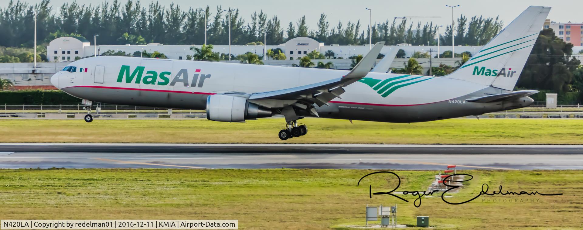 N420LA, 2006 Boeing 767-316F C/N 34627, Taken @ KMIA