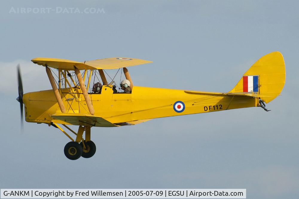 G-ANKM, De Havilland DH-82A Tiger Moth II C/N 3989, DF112
