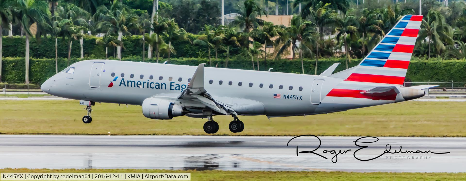 N445YX, 2015 Embraer 175LR (ERJ-170-200LR) C/N 17000455, Taken @ KMIA